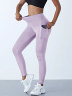 Leggings de yoga elásticas para mujer con bolsillos
