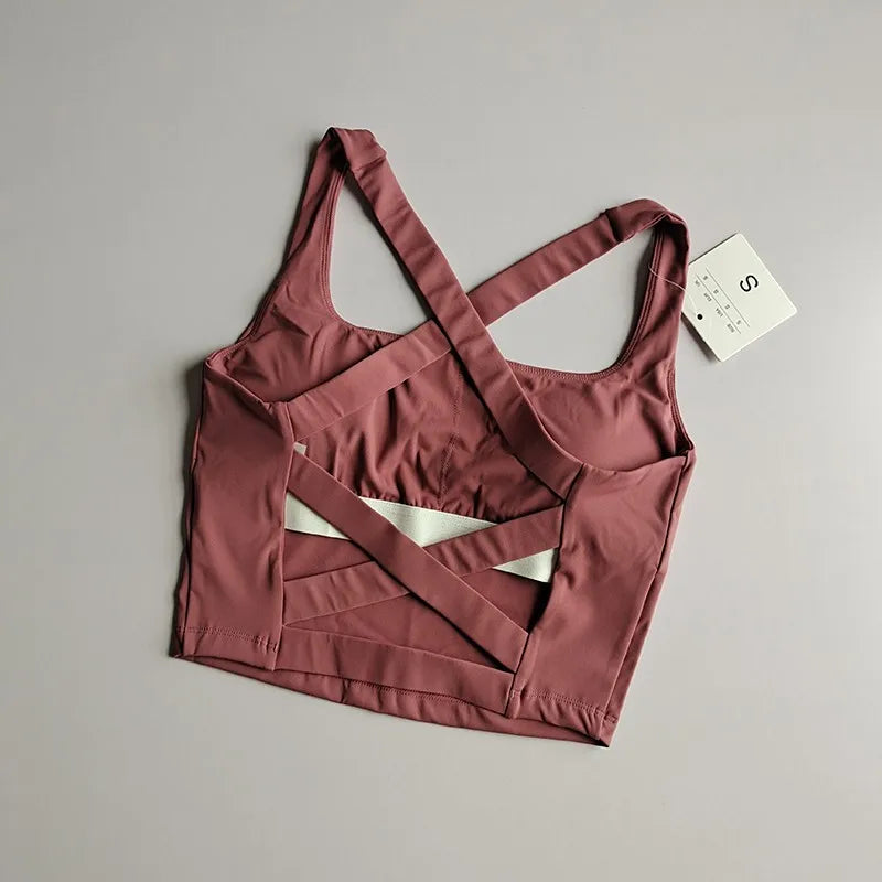 Grace Fit Bra – Elegancia y Soporte para Entrenamiento y Yoga