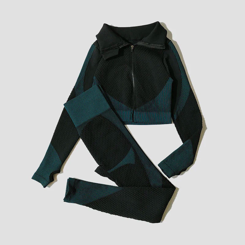 Eternal Flow Set – Seamless Yoga Set 2/3 Pieces 