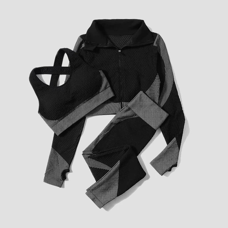 Eternal Flow Set – Seamless Yoga Set 2/3 Pieces 