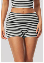 Calções de Yoga Cintura Dobrável Prana Stripe