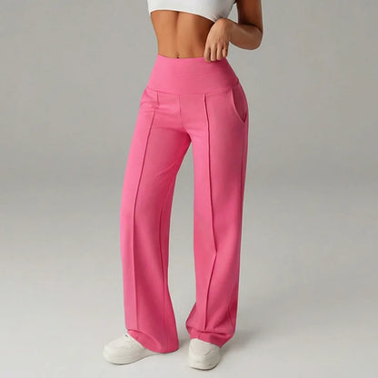 Malka Wide Pocket Pants – Soft Strength and Functional Elegance