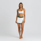 Conjunto Top Halter e Saia-Short de Yoga Aurea Match