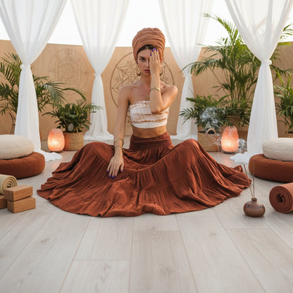 Bohemian Flow Skirt – Boho Style Flowy Maxi Skirt