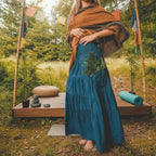 Bohemian Flow Skirt – Saia Maxi Fluída de Estilo Boho