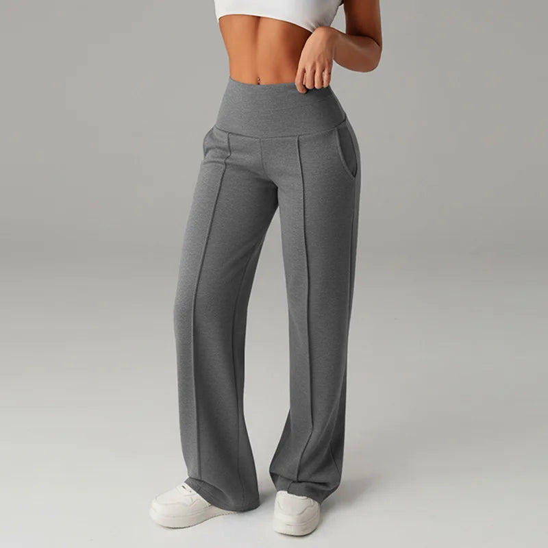 Malka Wide Pocket Pants – Soft Strength and Functional Elegance