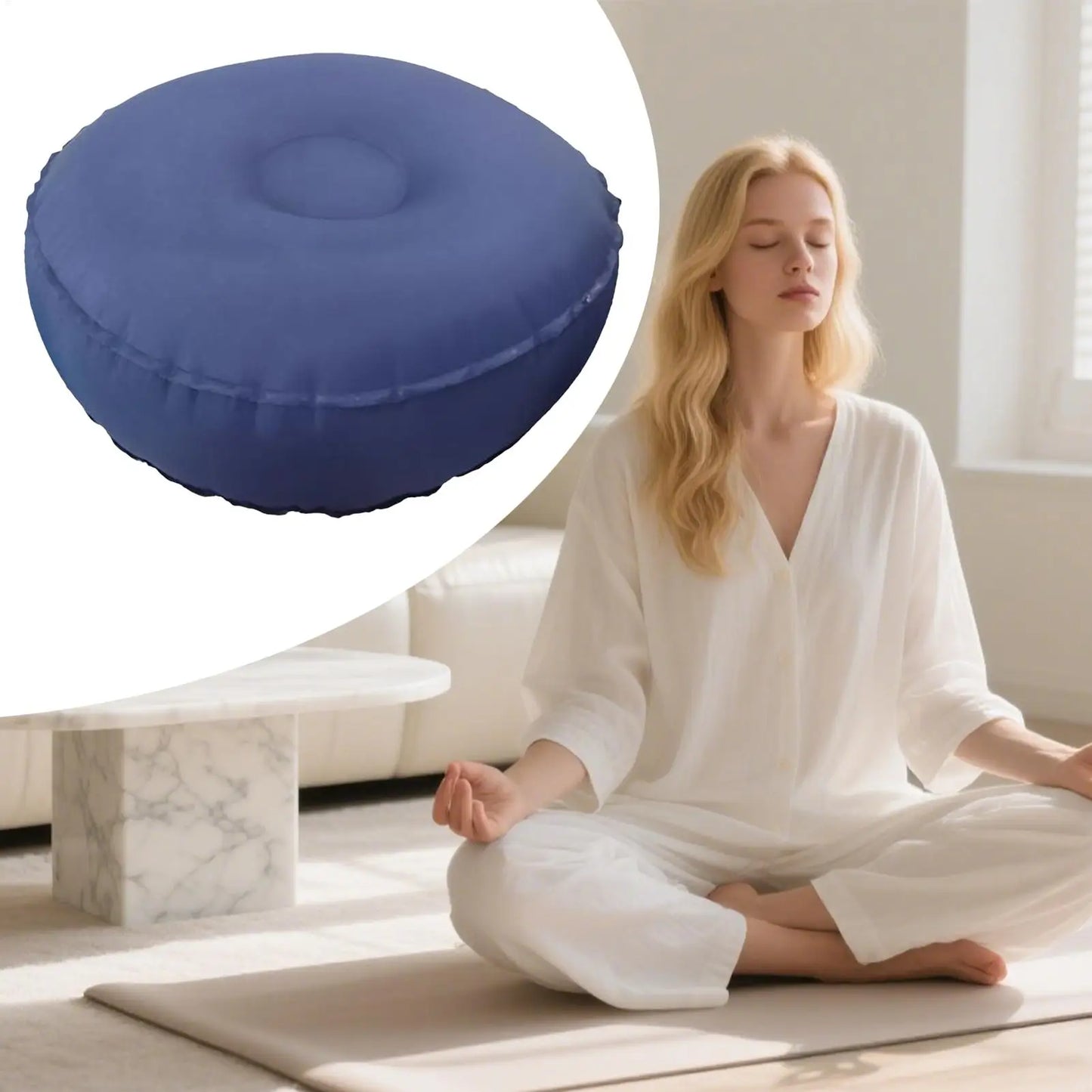 Zen Flow Cushion – Foldable Seat for Meditation and Yoga