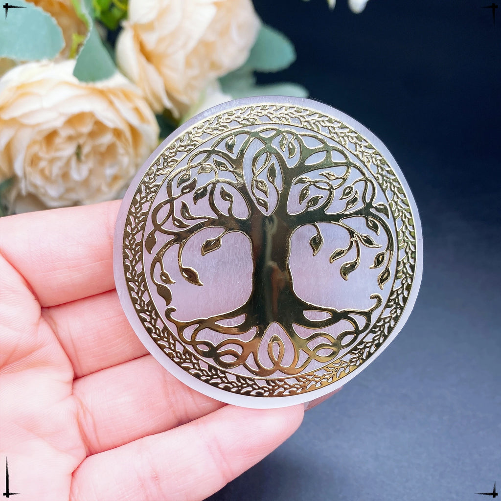 Nura Selenite Plate – Light and Purification