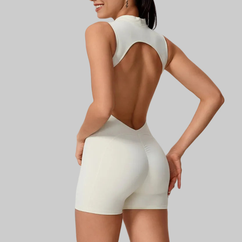 Moon Veil Sculpt Jumpsuit – Lightness, Power, and Movement