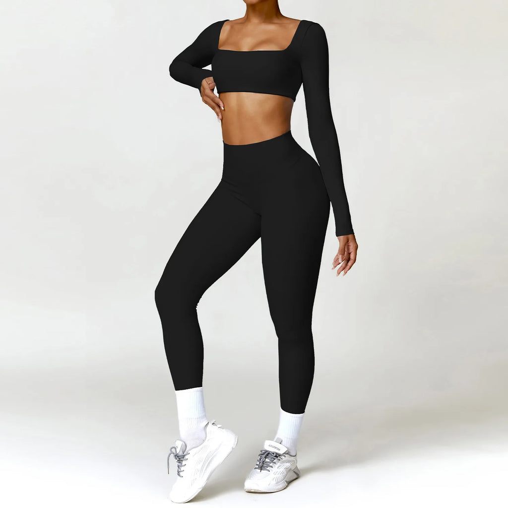 NirvaFit – Pantalones de Yoga Slim para Energía y Estilo Natural