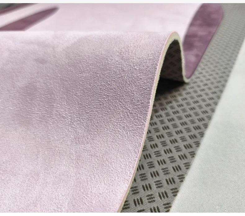 Suede Flow Mat – Semicircular Suede Yoga Mat