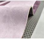 Suede Flow Mat – Semicircular Suede Yoga Mat