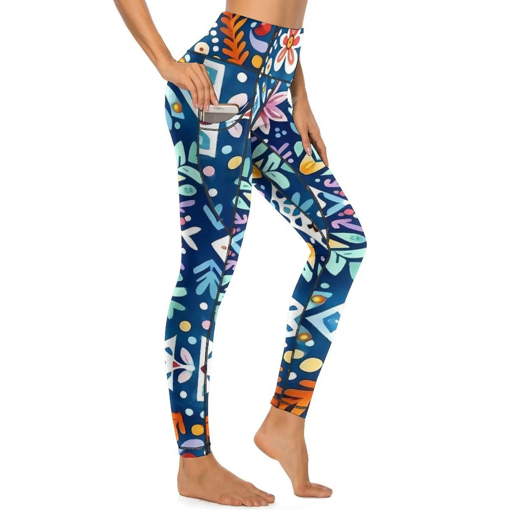 Prana Bloom – leggings femininas florais retro, imagem de produto e estampados disponíveis 26