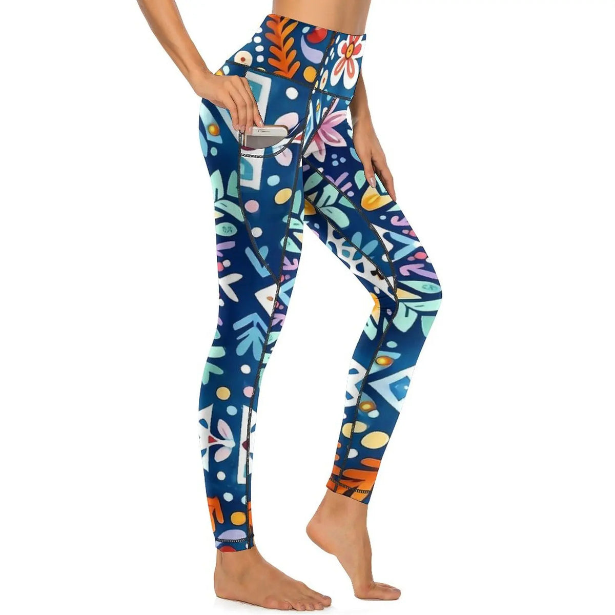 Prana Bloom – leggings femininas florais retro, imagem de produto e estampados disponíveis 26