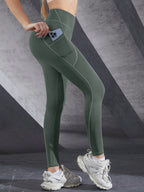 Leggings de yoga elásticas para mujer con bolsillos