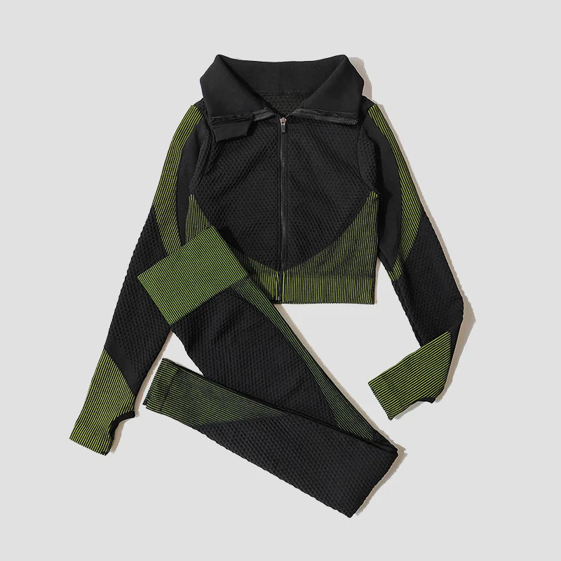 Eternal Flow Set – Seamless Yoga Set 2/3 Pieces 