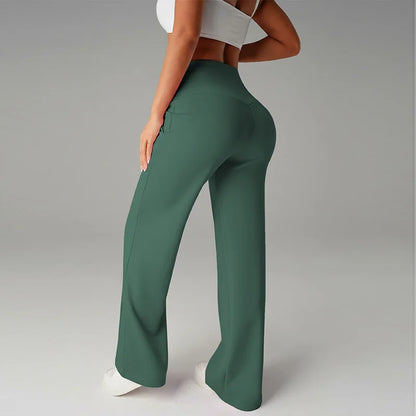 Malka Wide Pocket Pants – Soft Strength and Functional Elegance