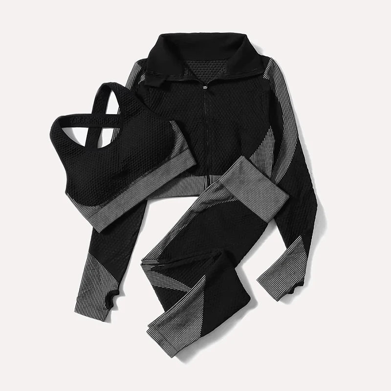Eternal Flow Set – Seamless Yoga Set 2/3 Pieces 