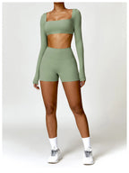 NirvaFit – Pantalones de Yoga Slim para Energía y Estilo Natural