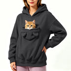 Sweatshirt com Capuz e Bolsa para Animal Prana Pet