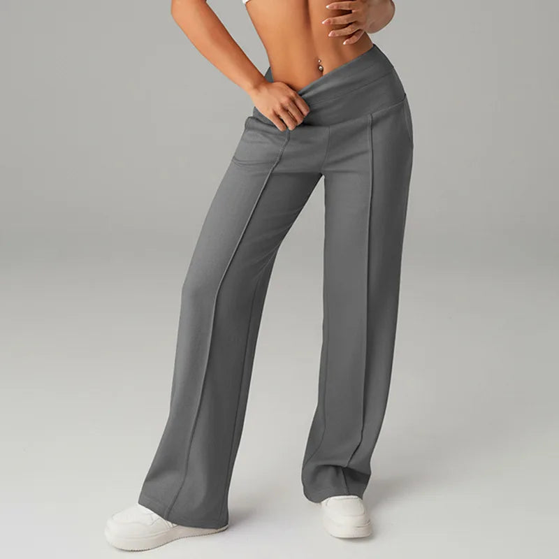 Malka Wide Pocket Pants – Soft Strength and Functional Elegance
