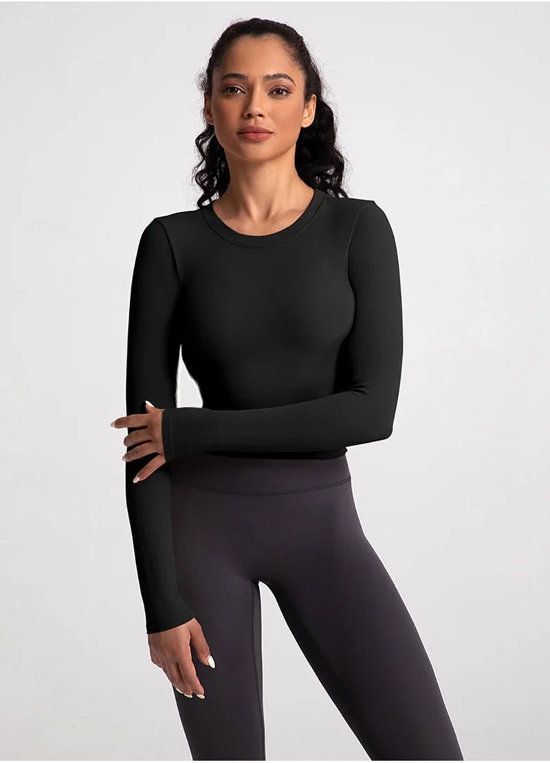 Cloud Flow Black Shirt • Yoga &amp; Movement with Style 