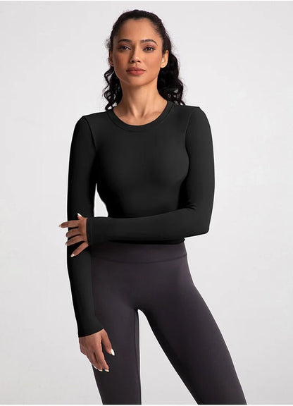 Cloud Flow Black Shirt • Yoga &amp; Movement with Style 