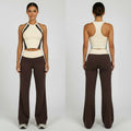Conjunto de Yoga Top e Calças Wide Leg Shakti Move