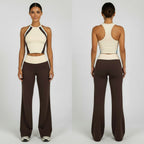 Conjunto de Yoga Top e Calças Wide Leg Shakti Move