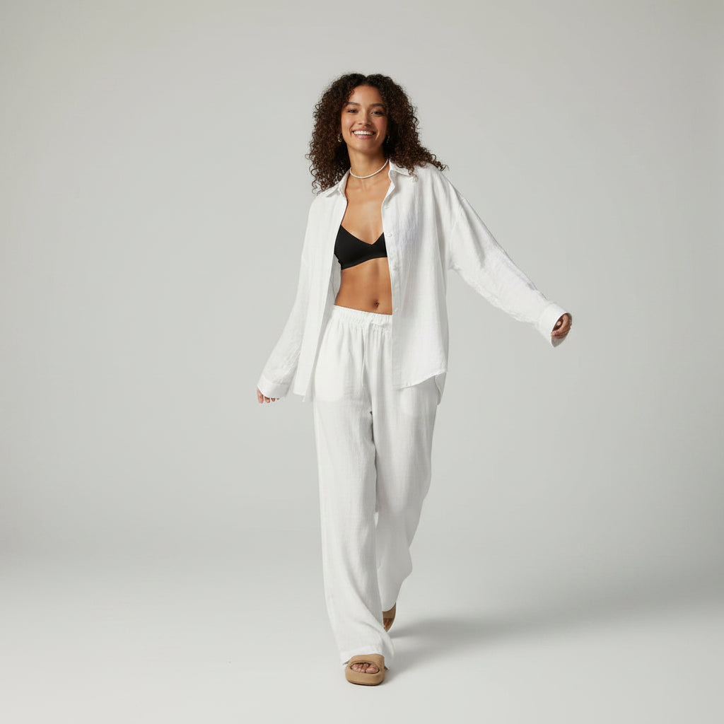 Silk Motion Set – Fluidity and Femininity