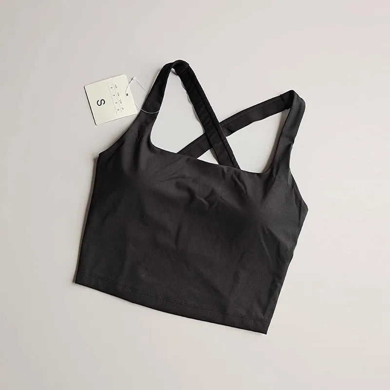 Grace Fit Bra – Elegancia y Soporte para Entrenamiento y Yoga