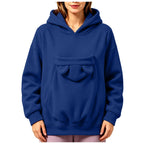 Sweatshirt com Capuz e Bolsa para Animal Prana Pet