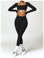 NirvaFit – Pantalones de Yoga Slim para Energía y Estilo Natural