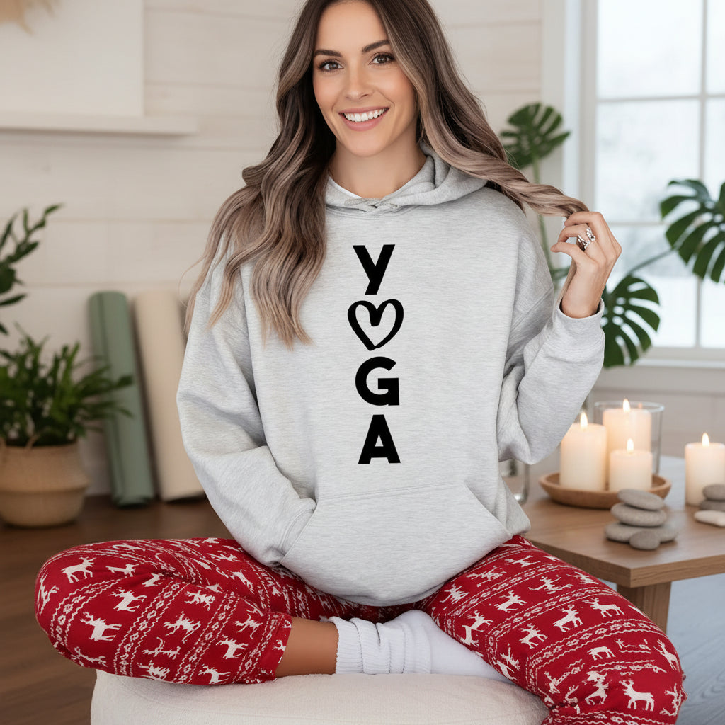 Sudadera con Capucha Sankalpa Love Yoga • Conforto Espiritual y Presencia