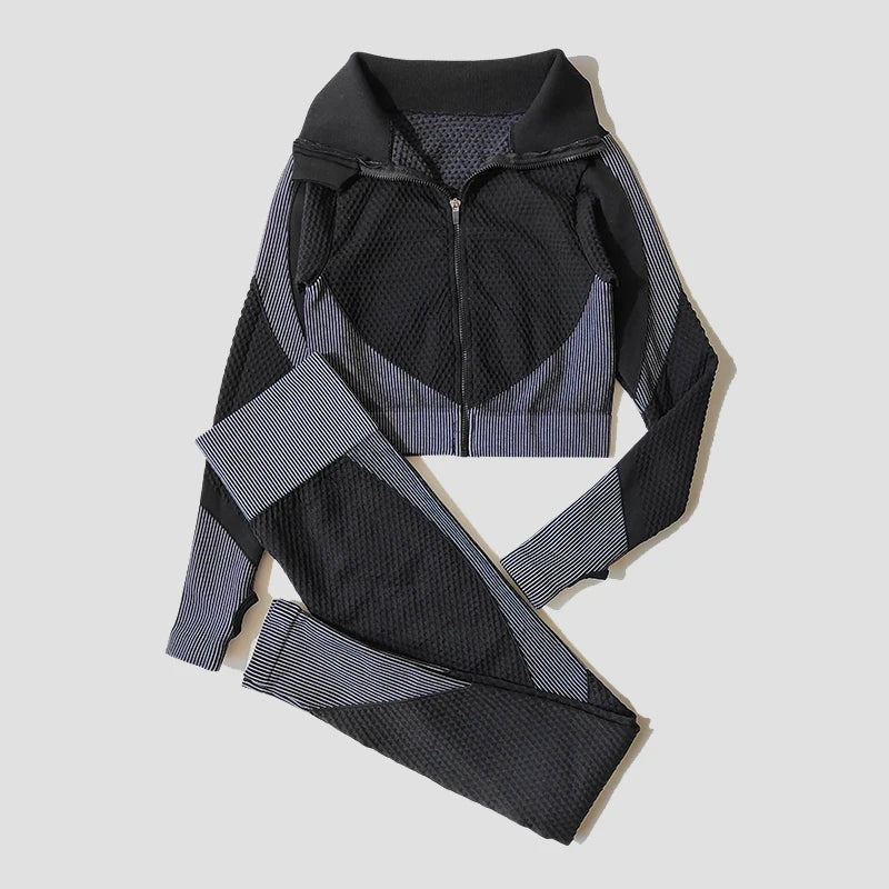 Eternal Flow Set – Seamless Yoga Set 2/3 Pieces 