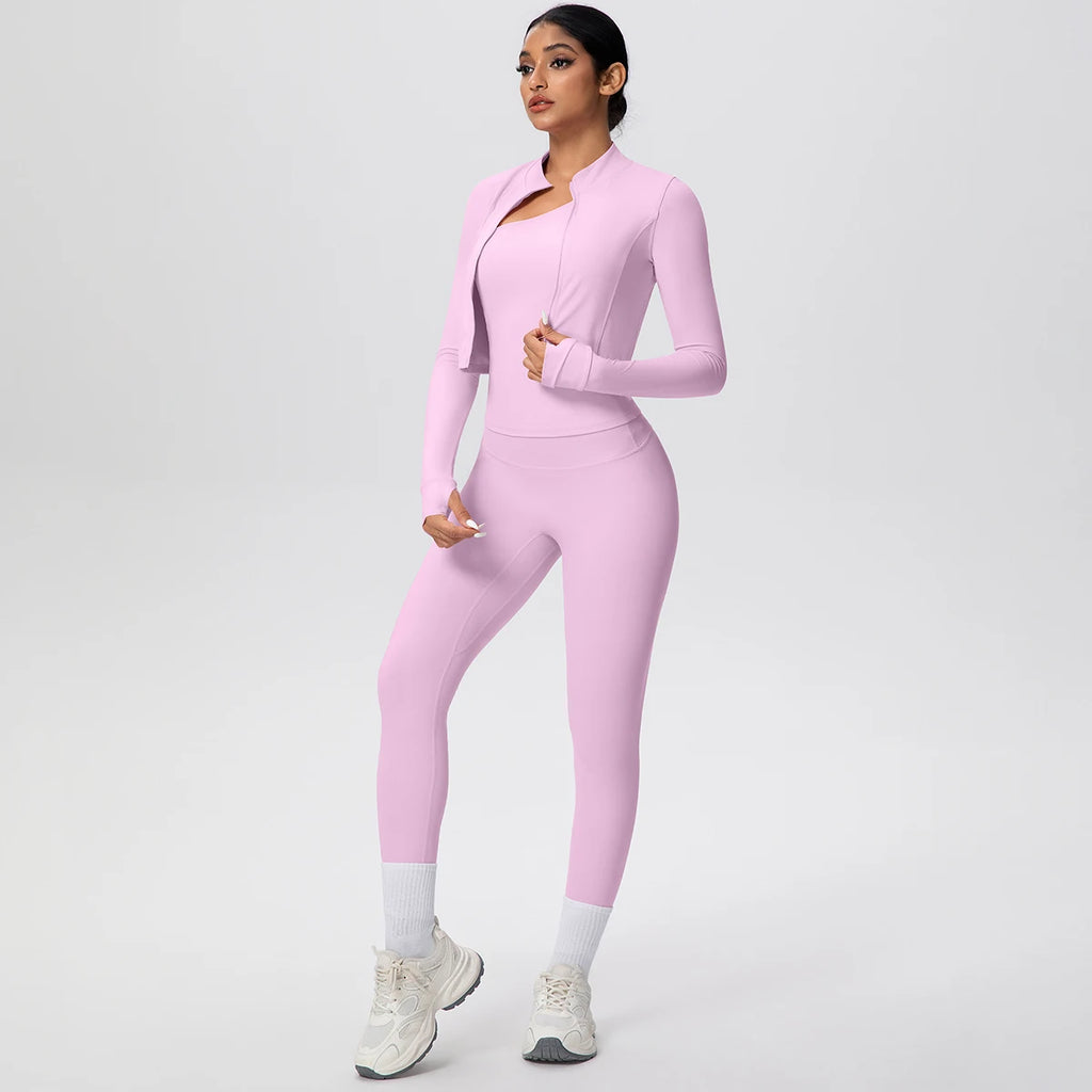 Conjunto Tríade Flow (3 Peças) – Movimento e Energia Feminina