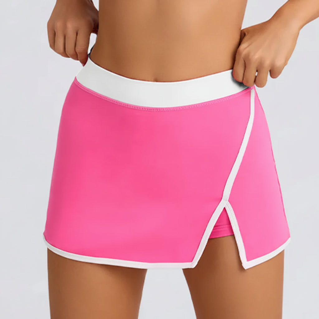Conjunto Top Halter e Saia-Short de Yoga Aurea Match