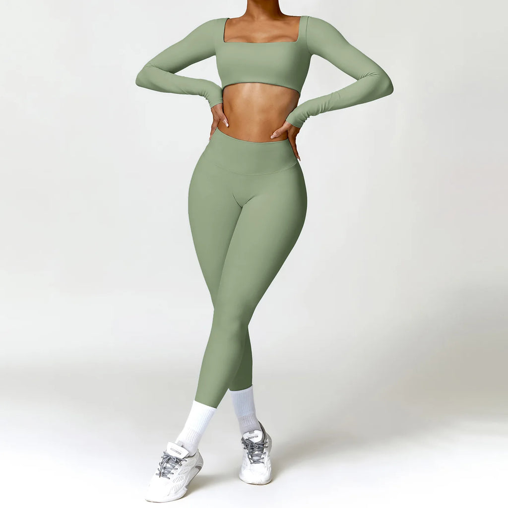 NirvaFit – Pantalones de Yoga Slim para Energía y Estilo Natural