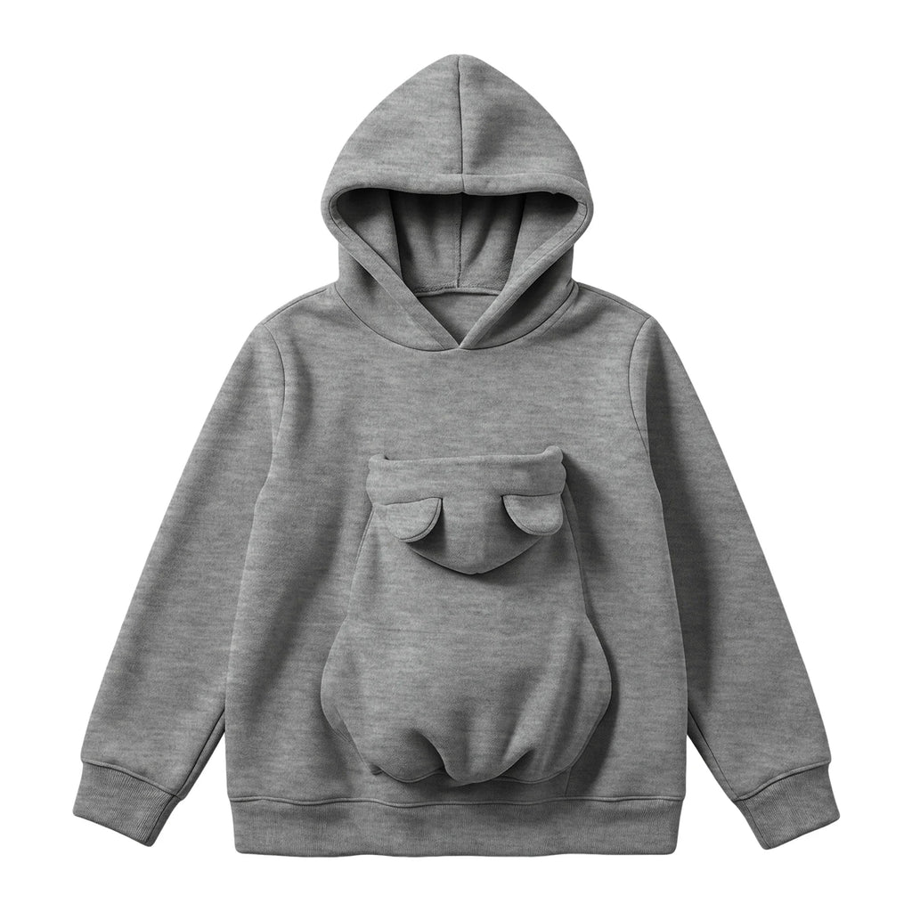 Sweatshirt com Capuz e Bolsa para Animal Prana Pet