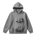 Sweatshirt com Capuz e Bolsa para Animal Prana Pet
