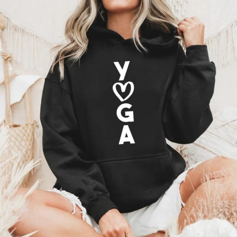 Sudadera con Capucha Sankalpa Love Yoga • Conforto Espiritual y Presencia