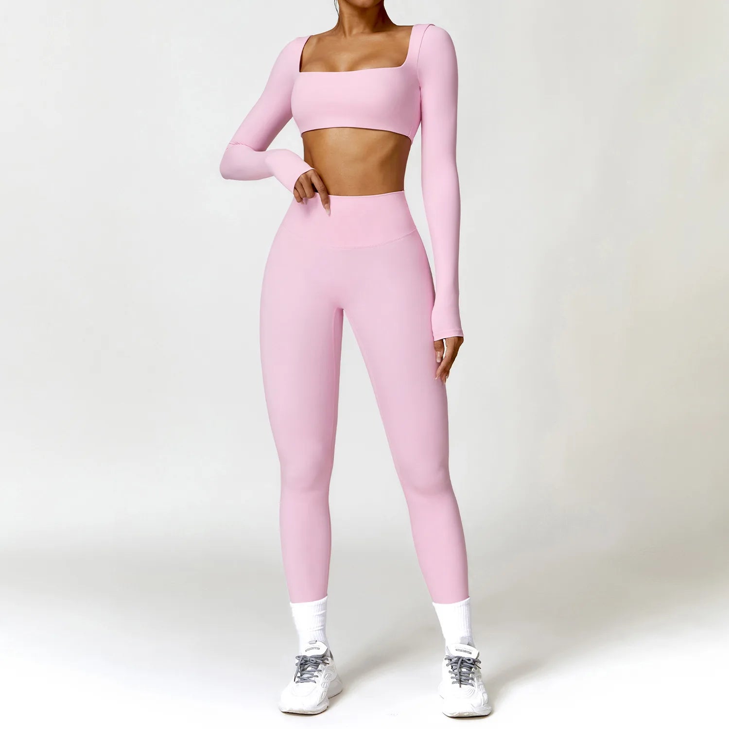 NirvaFit – Pantalones de Yoga Slim para Energía y Estilo Natural