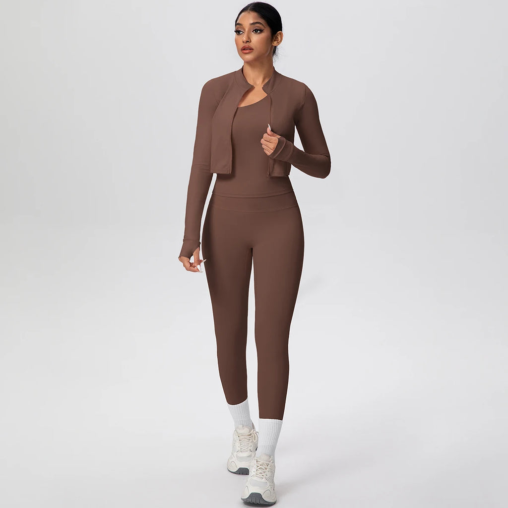 Conjunto Tríade Flow (3 Peças) – Movimento e Energia Feminina