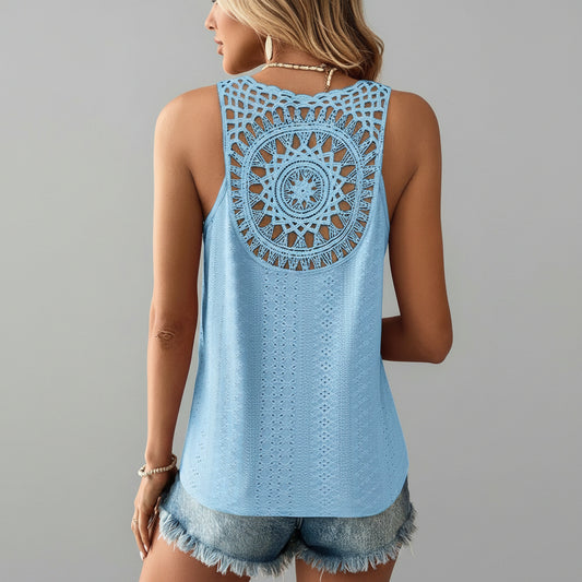 Elara Lace Tee – Leveza e Elegância
