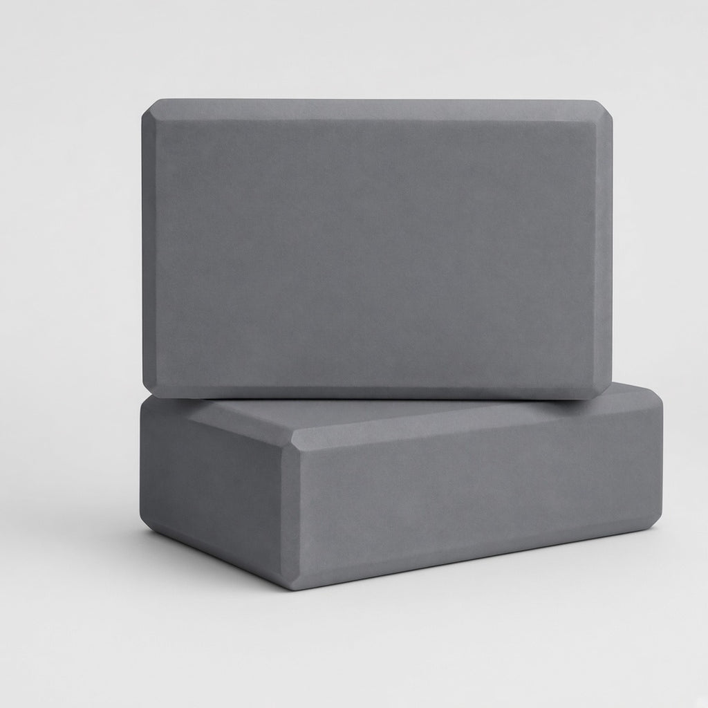 Harmony Yoga Blocks, dois blocos de yoga cinzentos em EVA | Shamar Yoga