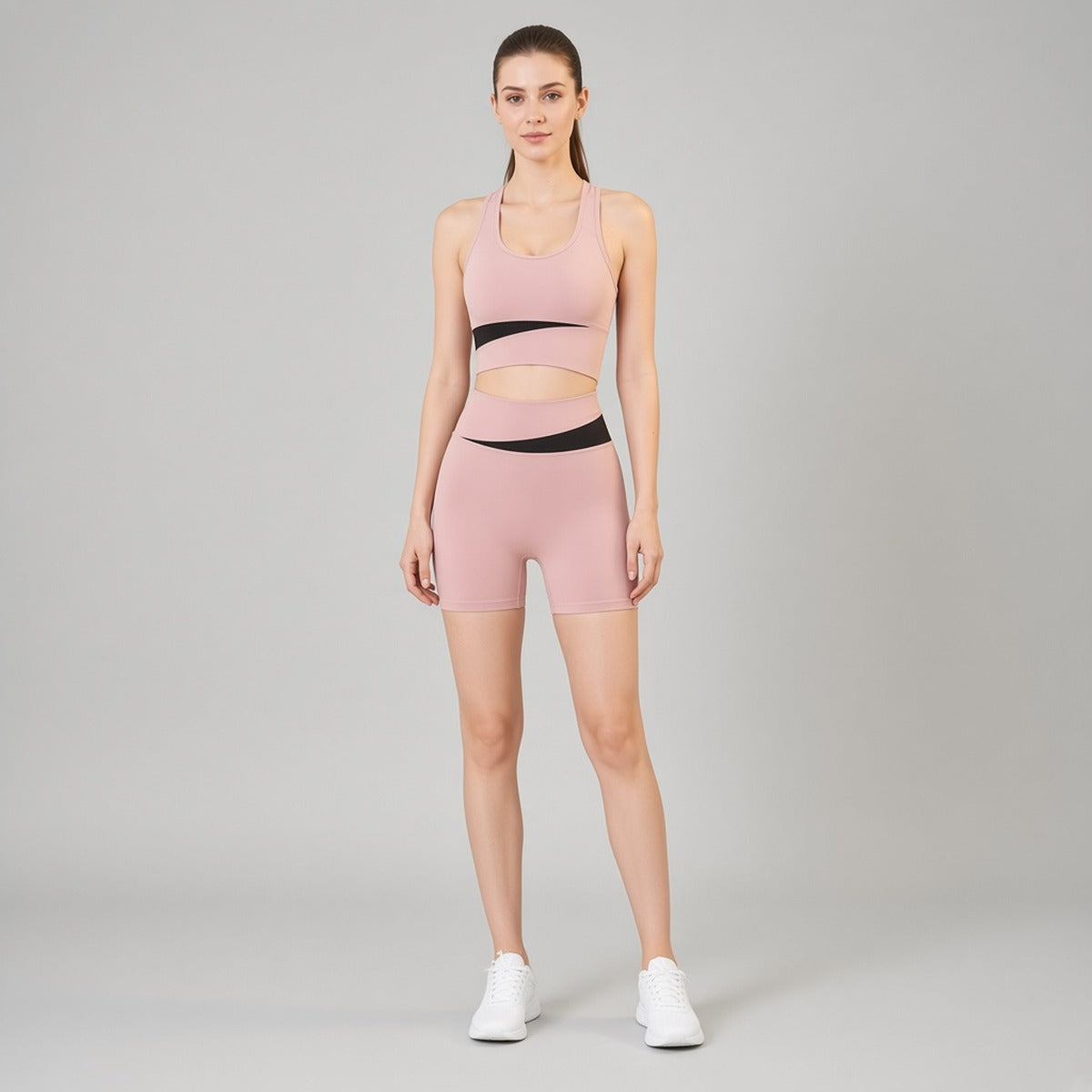Peach Flow Set – Energia Suave, Força Interior – capa em estúdio
