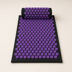 Kamala – tapete de acupressão roxo com almofada
