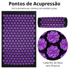 Pontos de acupressão: cada flor de lótus tem 29 picos