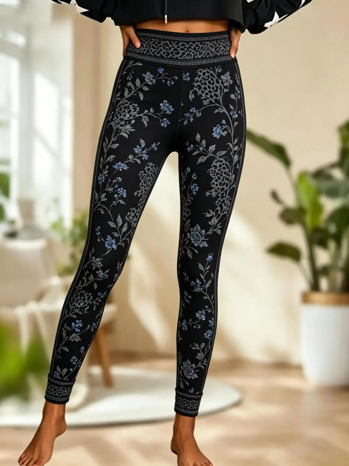 Leggings de Yoga Boho Spirit – estampado boémio, vista 9