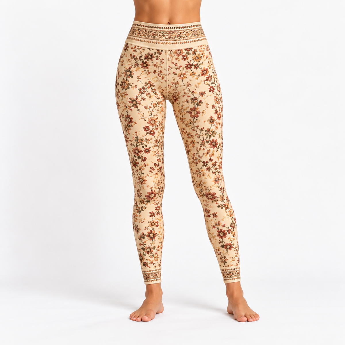 Leggings de Yoga Boho Spirit – capa de produto em estúdio